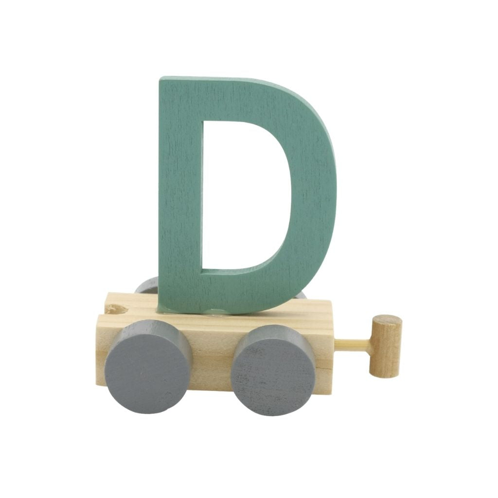 JEP! Treinletter D Green Hout