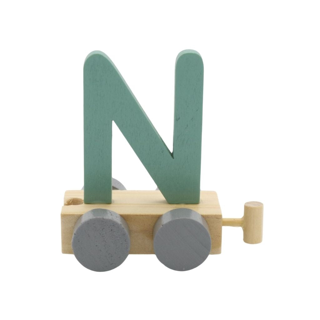 JEP! Treinletter N Green Hout