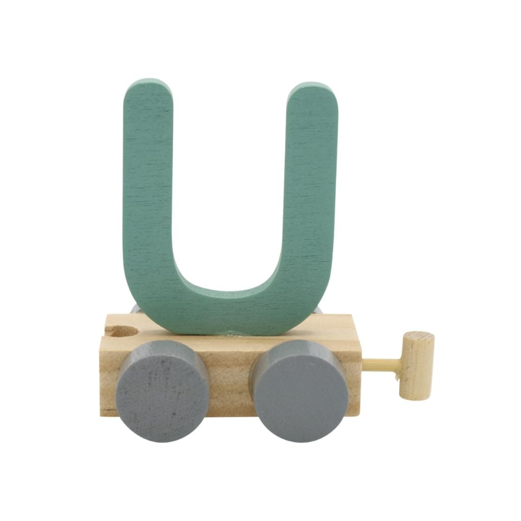 JEP! Treinletter U Green Hout