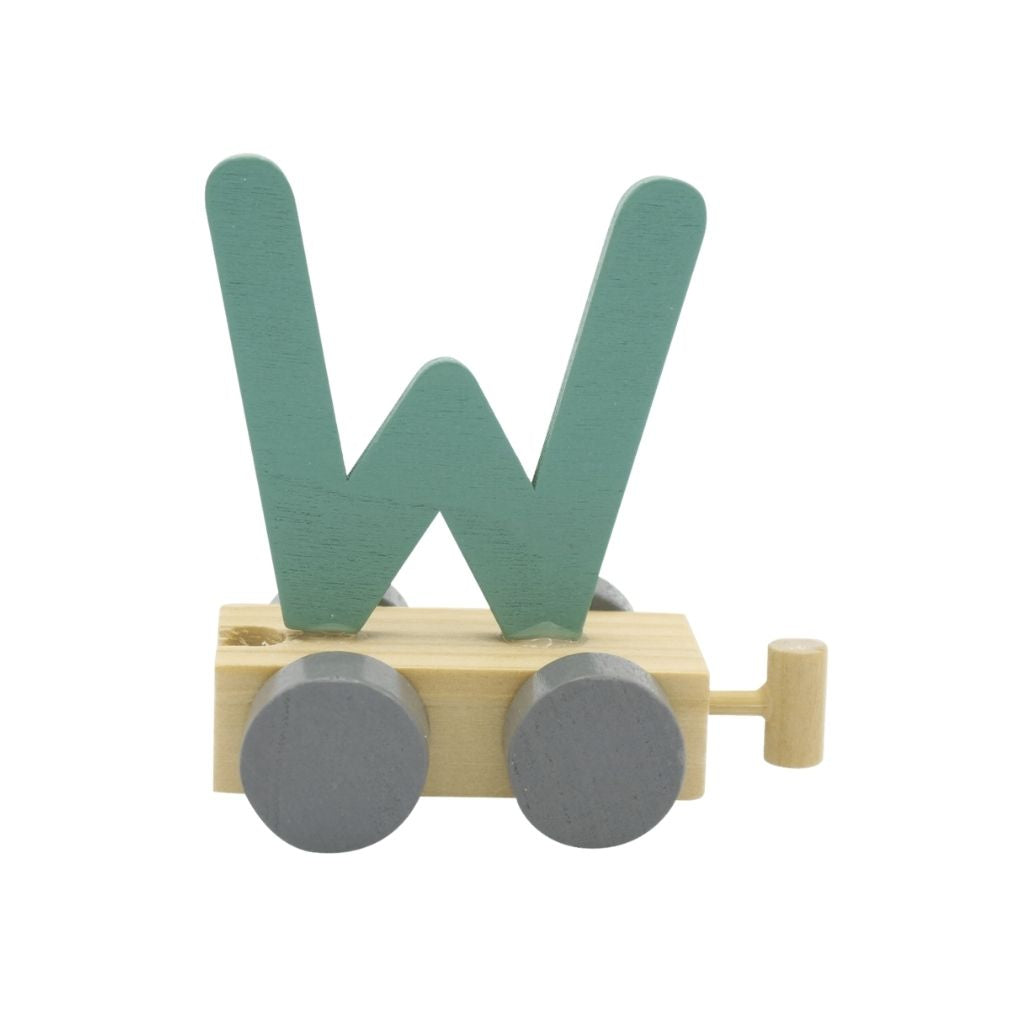 JEP! Lettre Train W Green Bois 