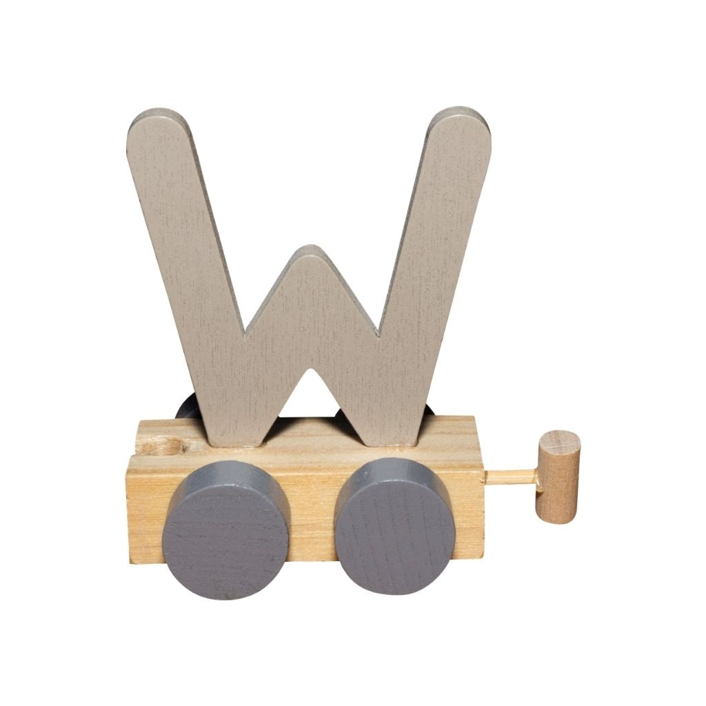 JEP! Treinletter W Sand Hout