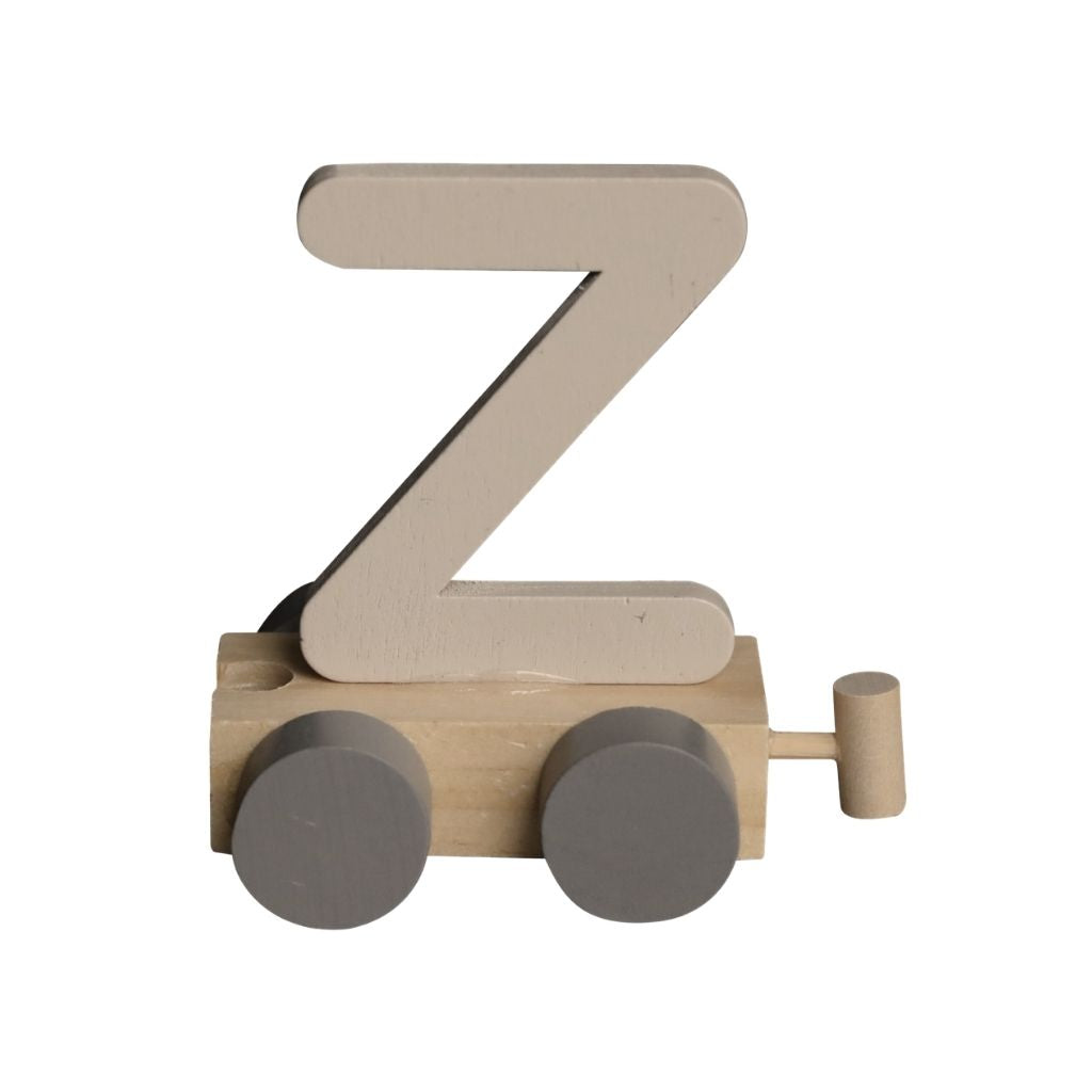 JEP! Treinletter Z Sand Hout