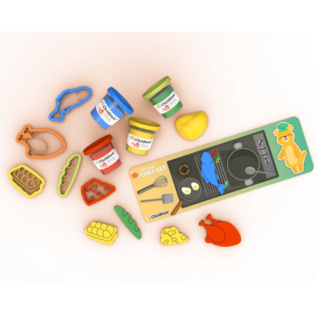 ChildGen Chef Set Kleurrijke Klei