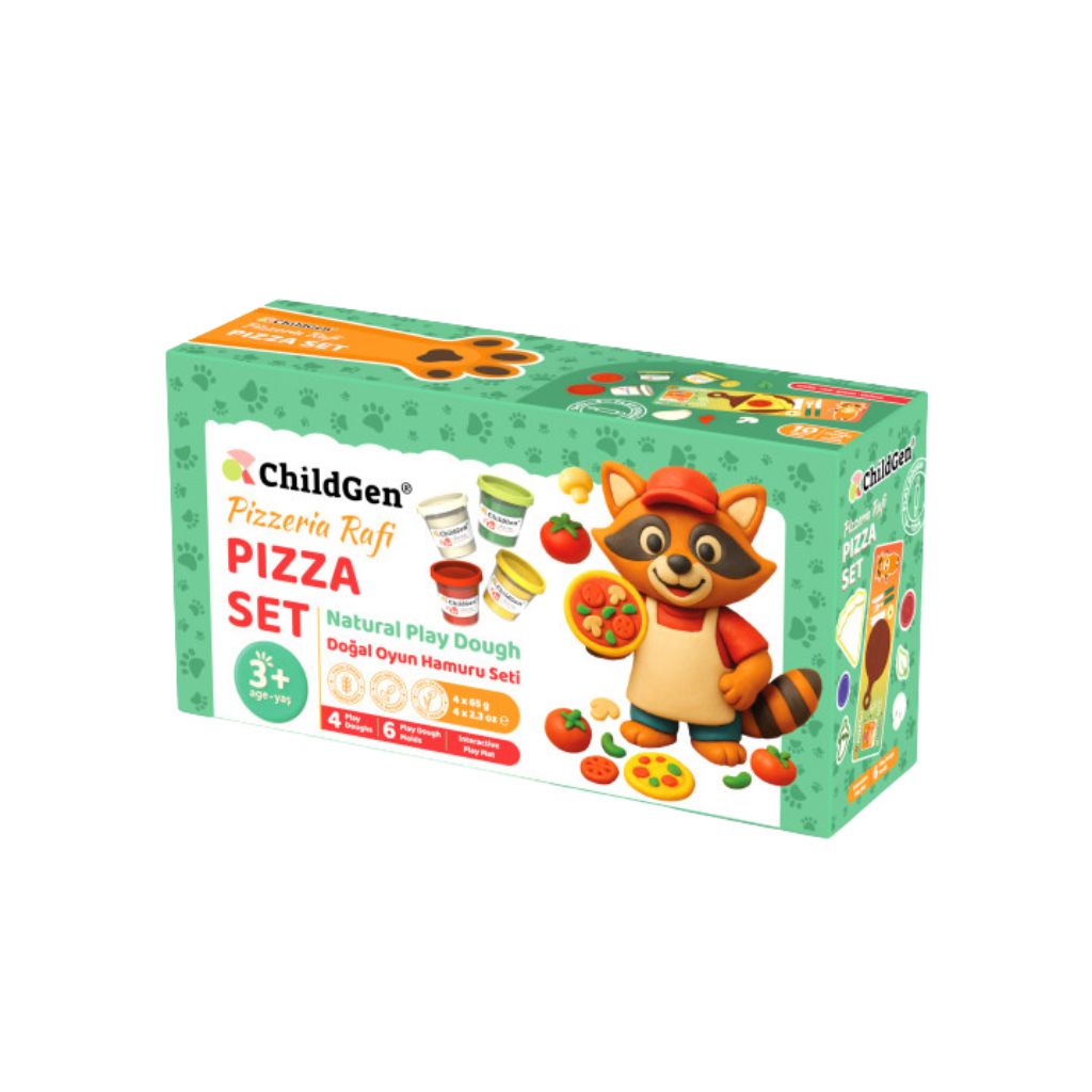 ChildGen Pizza Set Kleurrijke Klei