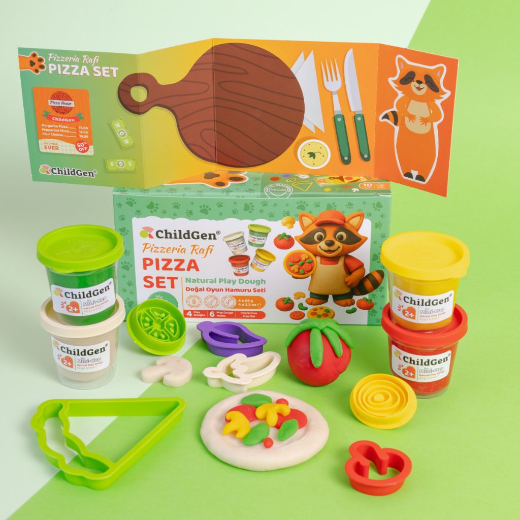 ChildGen Pizza Set Kleurrijke Klei
