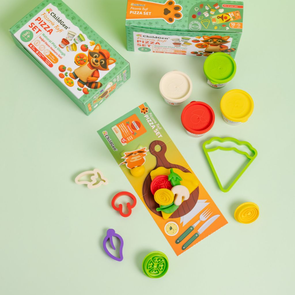 ChildGen Pizza Set Kleurrijke Klei