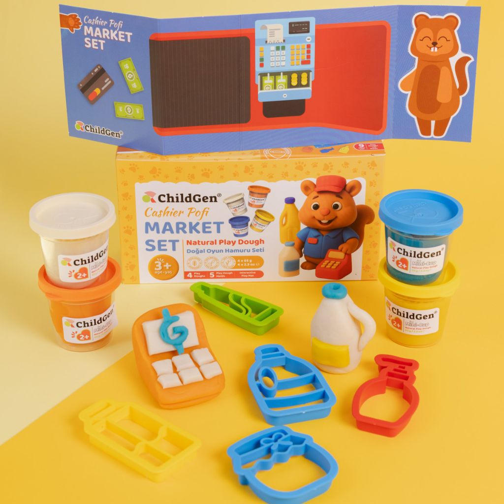 ChildGen Supermarkt Set Kleurrijke Klei