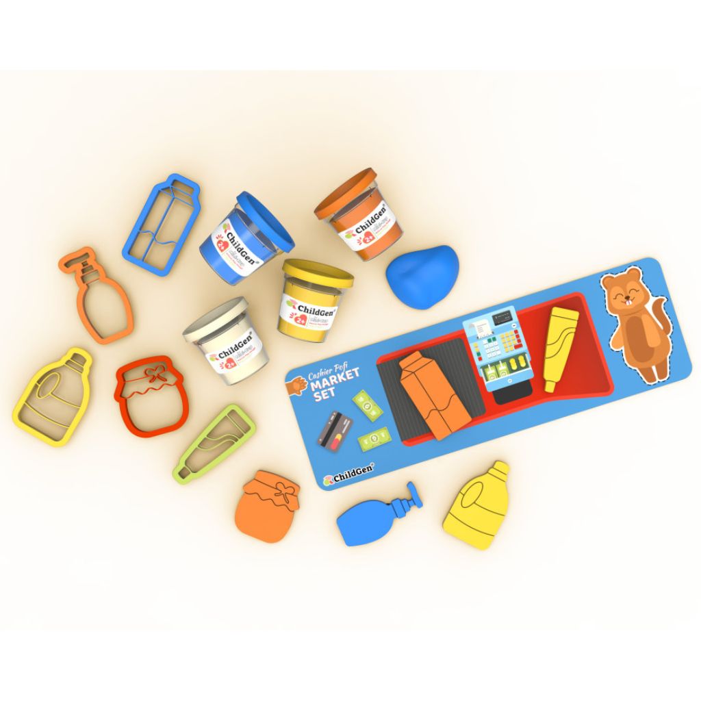 ChildGen Supermarkt Set Kleurrijke Klei
