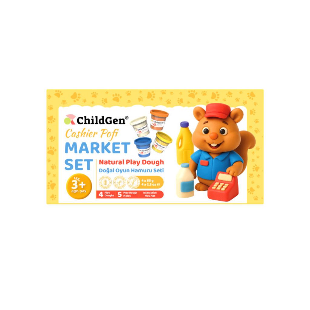 ChildGen Supermarkt Set Kleurrijke Klei