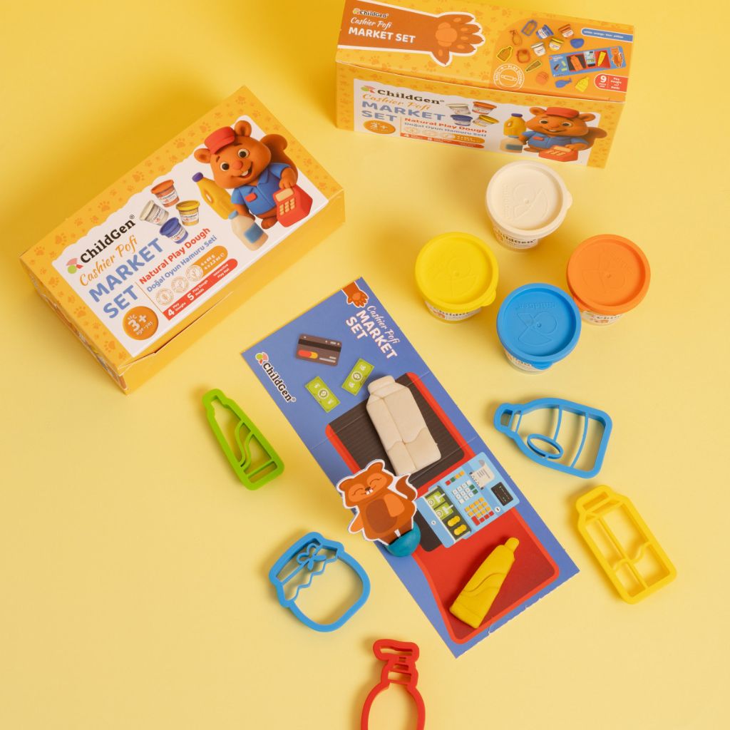 ChildGen Supermarkt Set Kleurrijke Klei