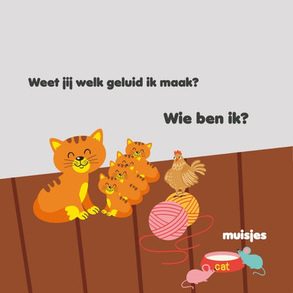 JEP! Boek Leer Dieren met Mevrouw Kip