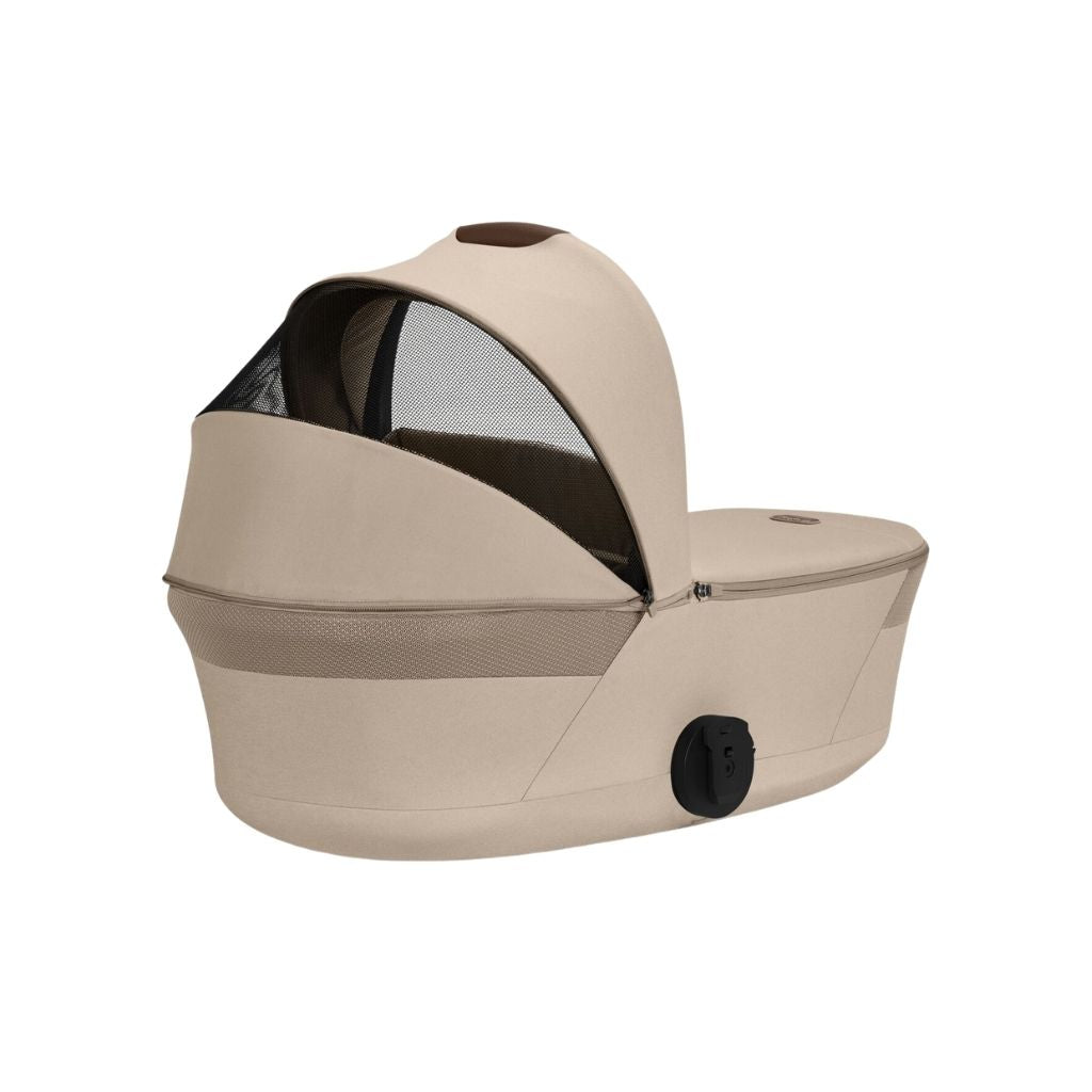 Cybex Poussette Balios S Lux + Nacelle Pliable Almond Beige