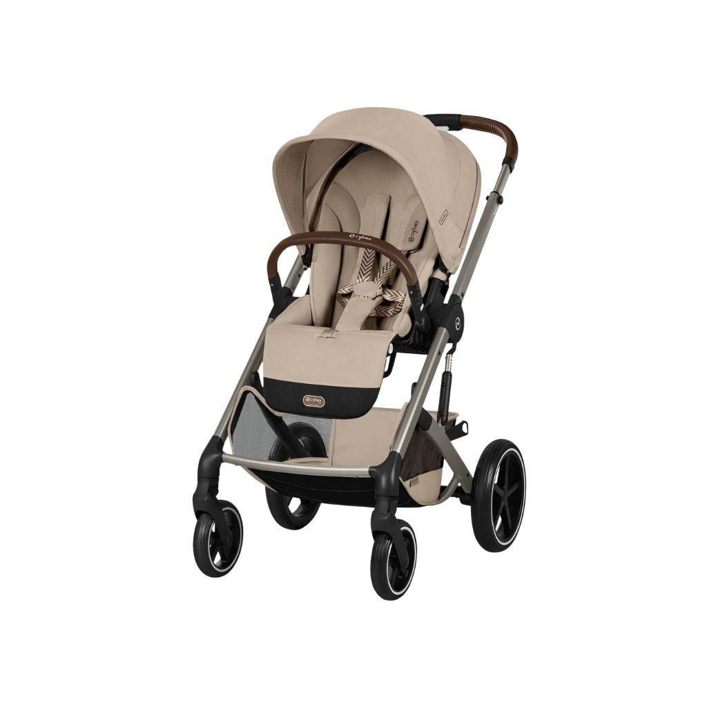 Cybex Poussette Balios S Lux + Nacelle Pliable Almond Beige