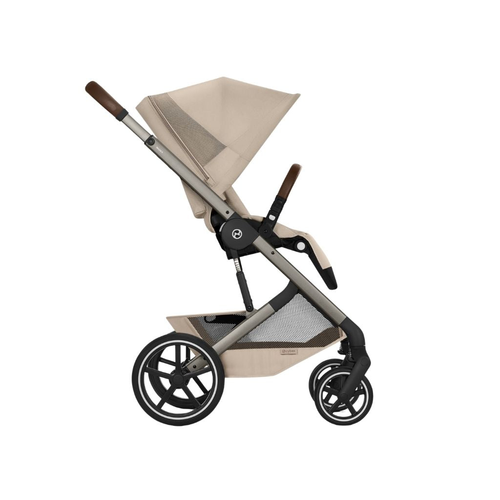 Cybex Poussette Balios S Lux + Nacelle Pliable Almond Beige