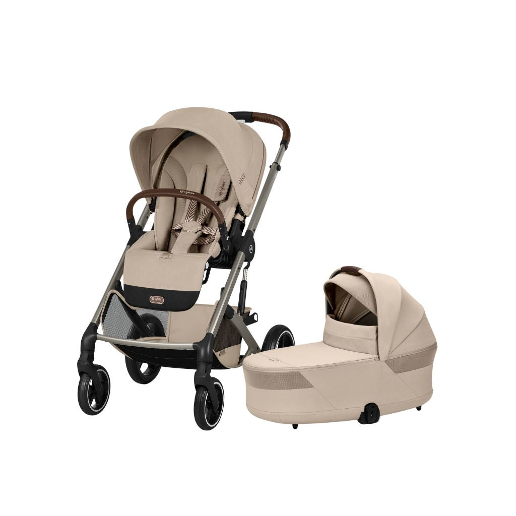 Cybex Kinderwagen Balios S Lux + Draagmand Almond Beige