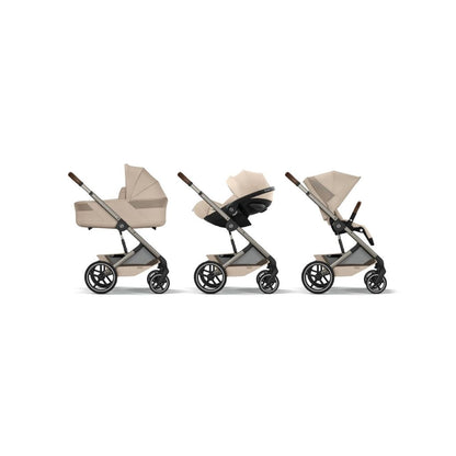 Cybex Kinderwagen Balios S Lux + Draagmand Almond Beige