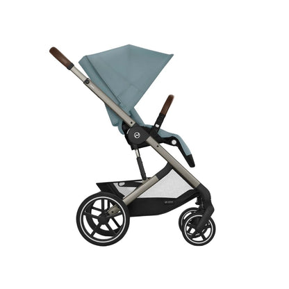 Cybex Kinderwagen Balios S Lux + Opvouwbare Draagmand Stormy Blue