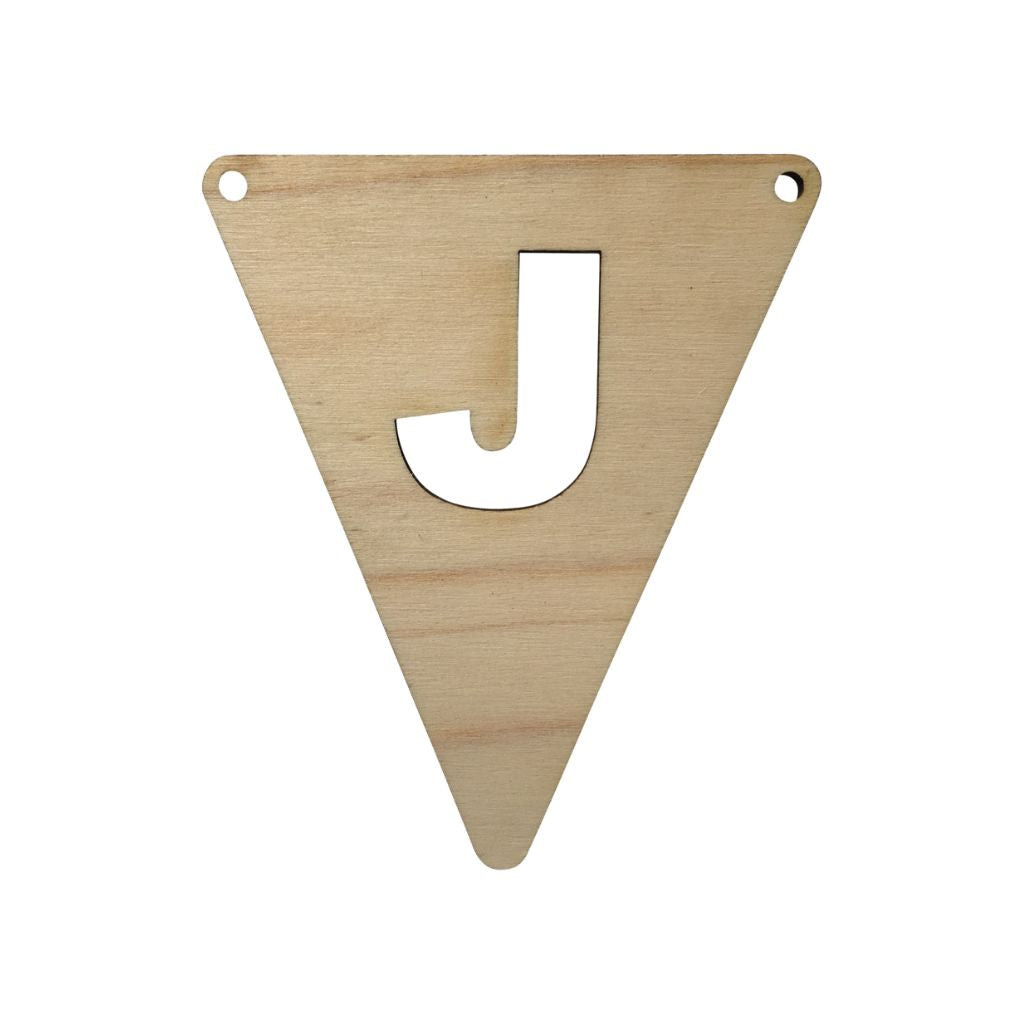JEP! Lettervlagje J Wood