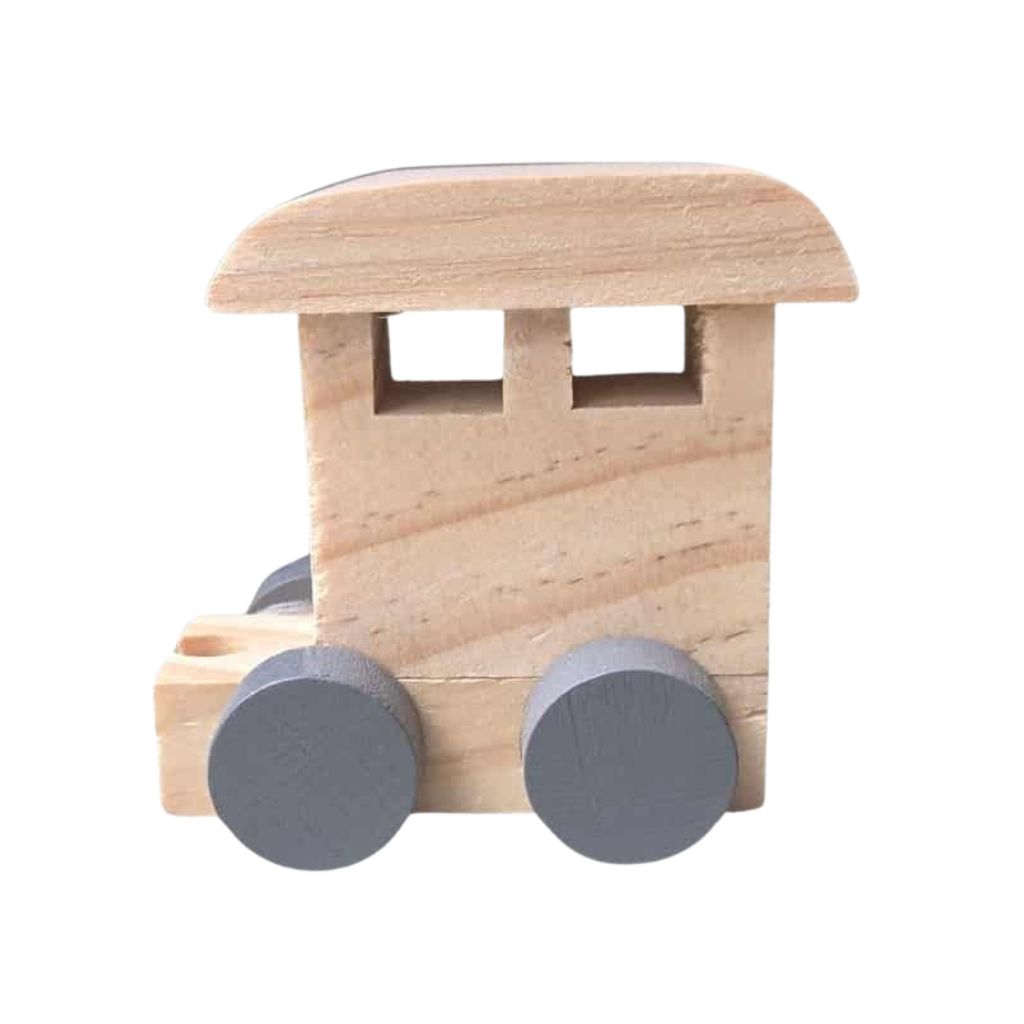 JEP! Locomotive Eind Wagon Wood