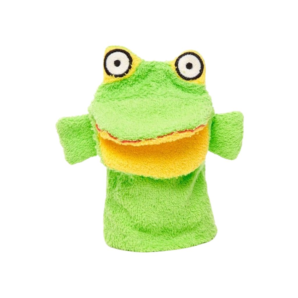 Isabelle Laurier Gant De Toilette Grenouille En Coton