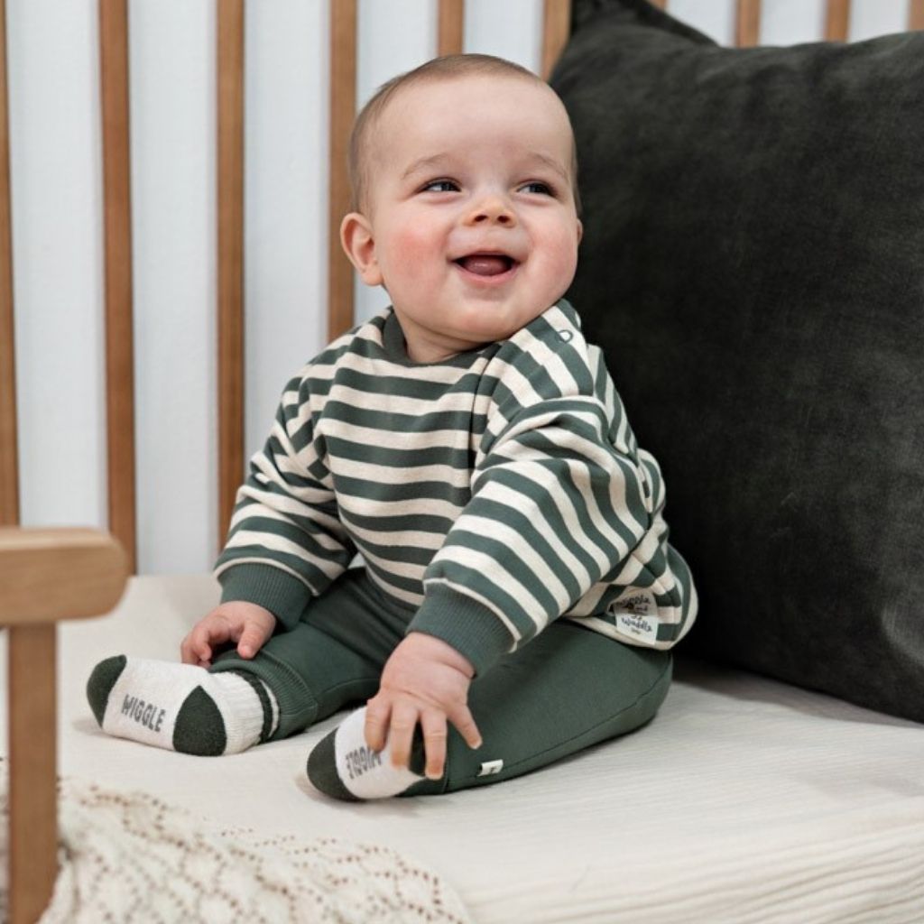 Feetje Chaussettes Wiggle and Waddle Garçons Offwhite Melange 