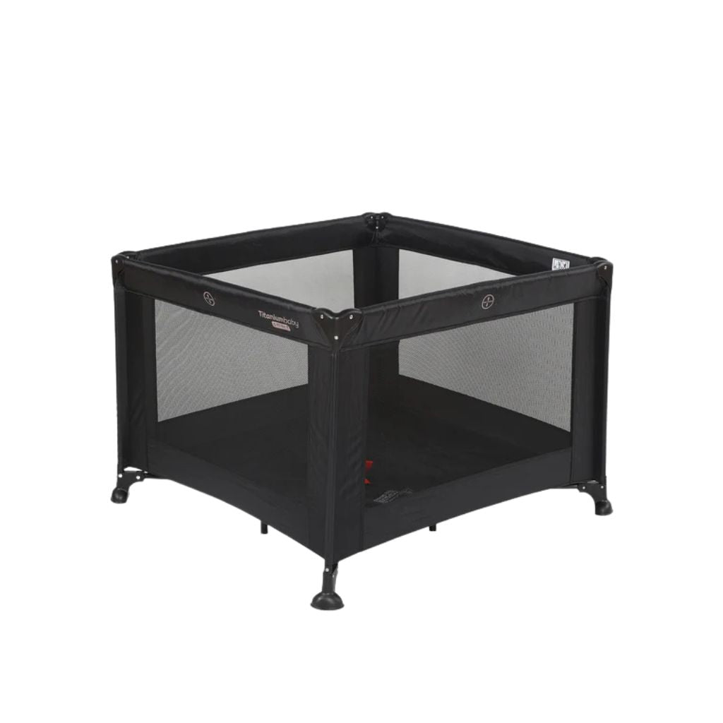 Titaniumbaby Pliable Lit de Voyage / Parc Smart Mason Black