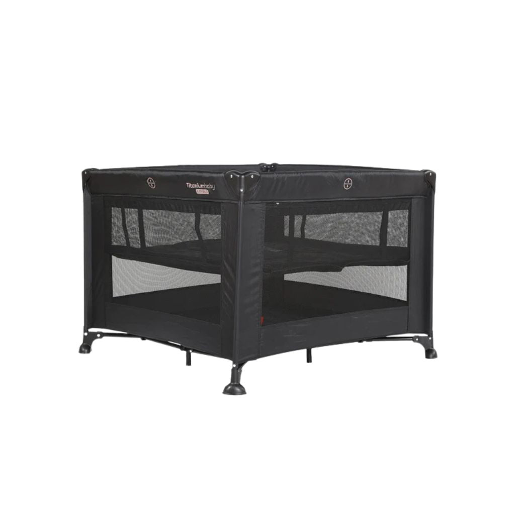 Titaniumbaby Pliable Lit de Voyage / Parc Smart Mason Black
