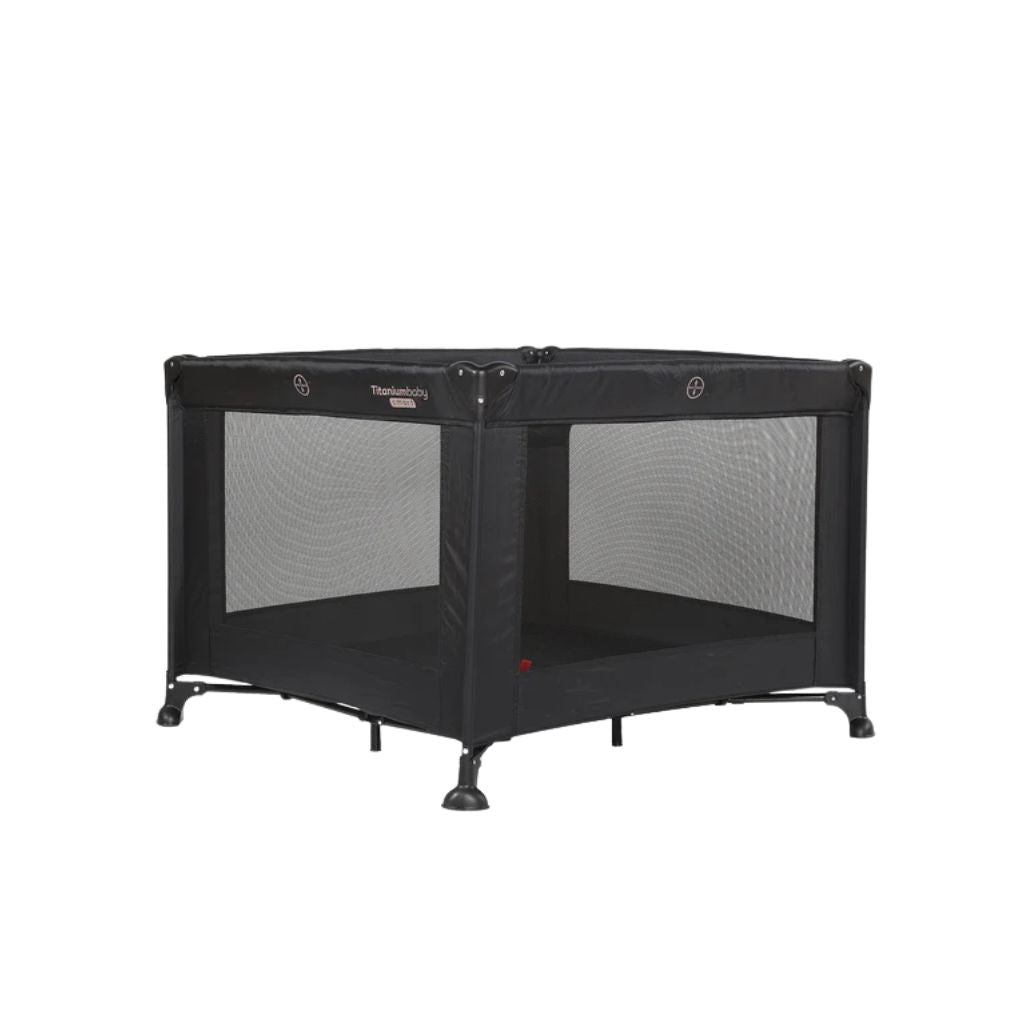 Titaniumbaby Pliable Lit de Voyage / Parc Smart Mason Black