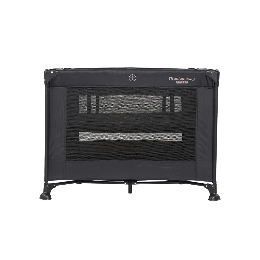 Titaniumbaby Pliable Lit de Voyage / Parc Smart Mason Black