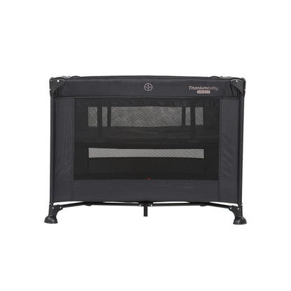 Titaniumbaby Pliable Lit de Voyage / Parc Smart Mason Black