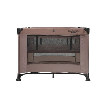 Titaniumbaby Pliable Lit De Voyage/Parc Smart Mason Taupe
