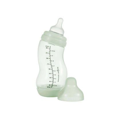 Difrax Biberon en S Natural Wide Pistachio 310 ml