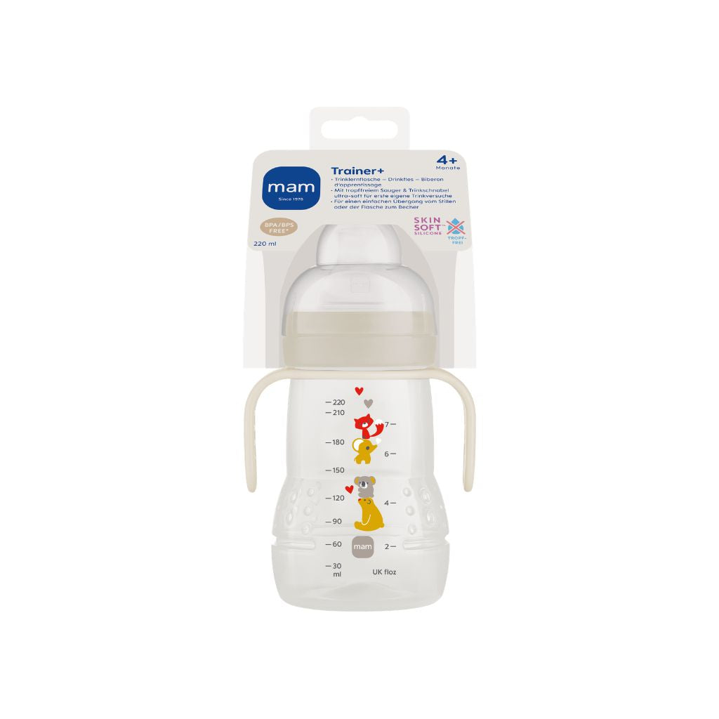 MAM Oefenbeker Trainer+ Beige 220 ml