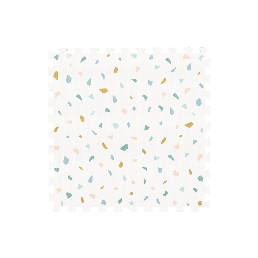 Play&Go Puzzelmat Village Blauw / Wit – 6 Stuks