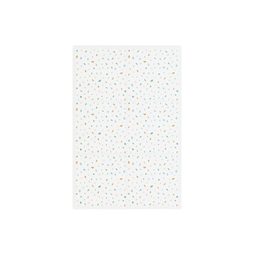 Play&Go Puzzelmat Village Blauw / Wit – 6 Stuks