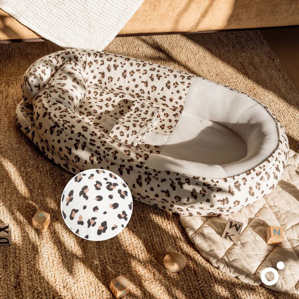 Doomoo Babynestje Cocoon Leopard Cream