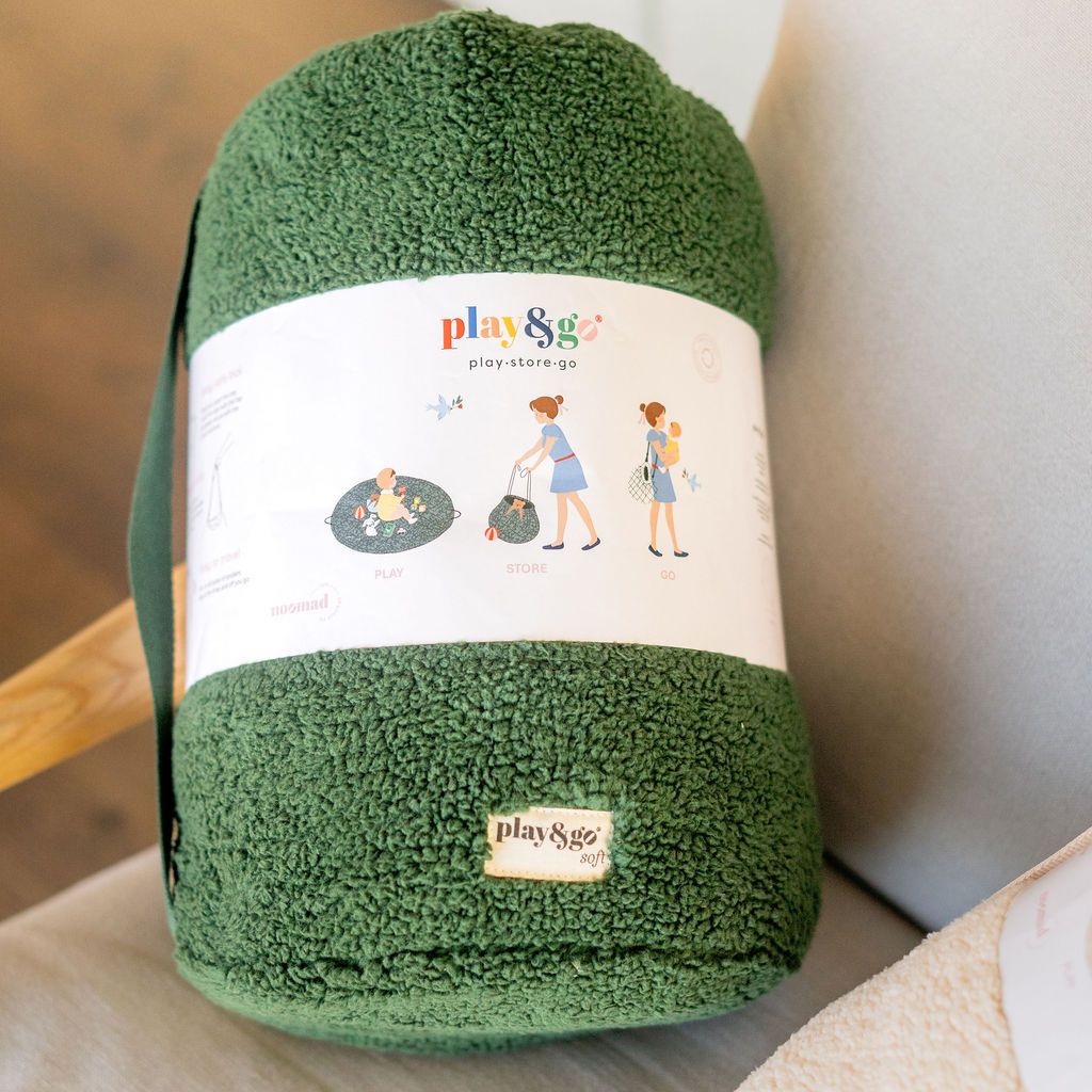 Play&Go Opbergzak / Speeldeken Noomad Evergreen Teddy