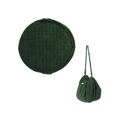 Play&Go Opbergzak / Speeldeken Noomad Evergreen Teddy