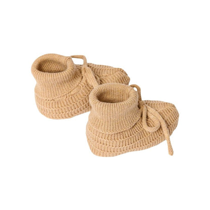 Little Dutch Chaussons Tricoté Safari Friends Soft Tan Unisexe 0-3 M 
