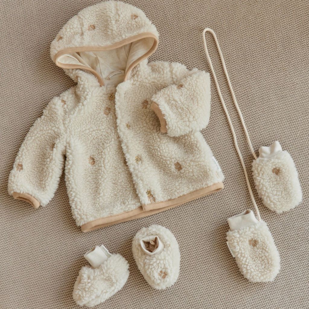 Little Dutch Wantjes Teddy Safari Friends Sand Uniseks 0-3 M