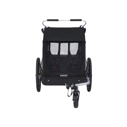 Thule Fietskar Coaster XT Black + Regenhoes
