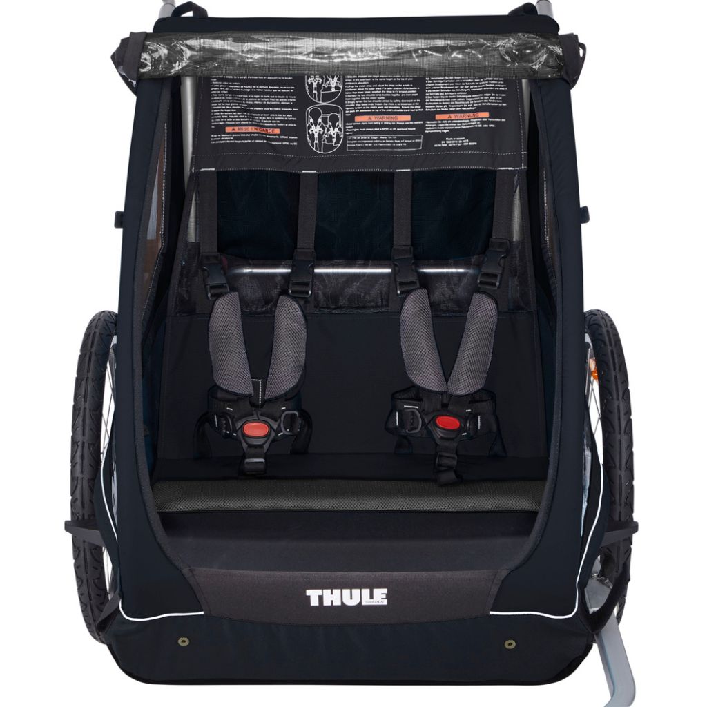 Thule Fietskar Coaster XT Black + Regenhoes