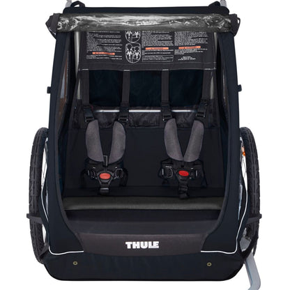 Thule Fietskar Coaster XT Black + Regenhoes