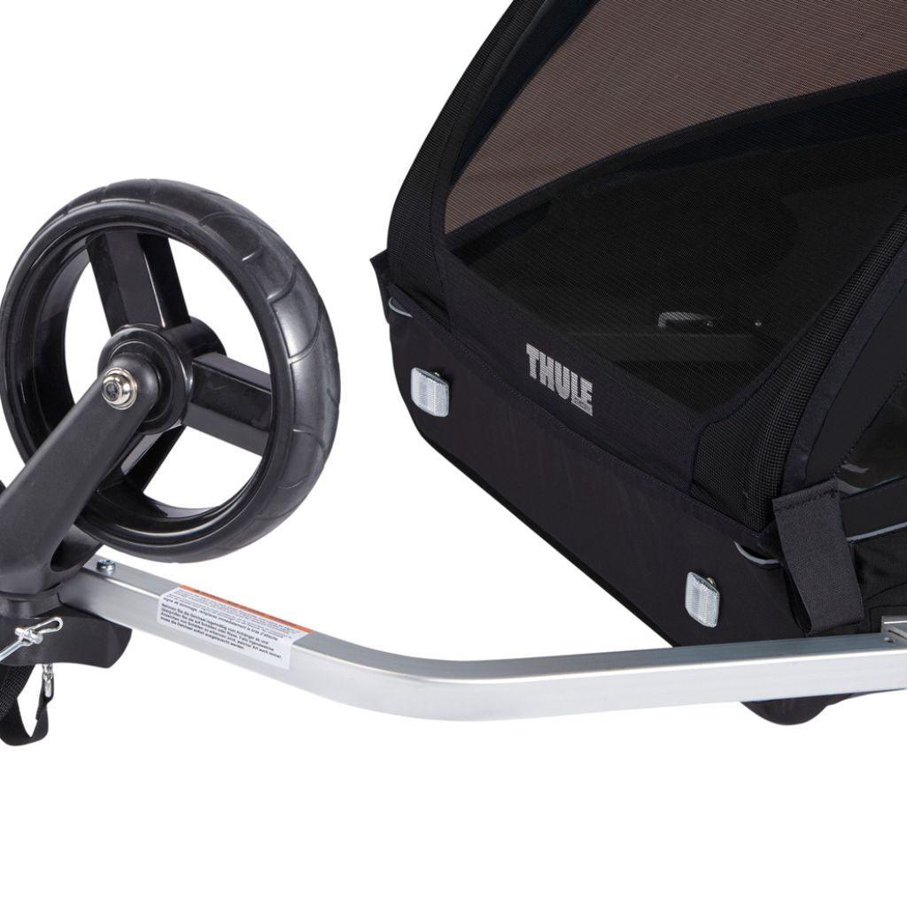 Thule Fietskar Coaster XT Black + Regenhoes
