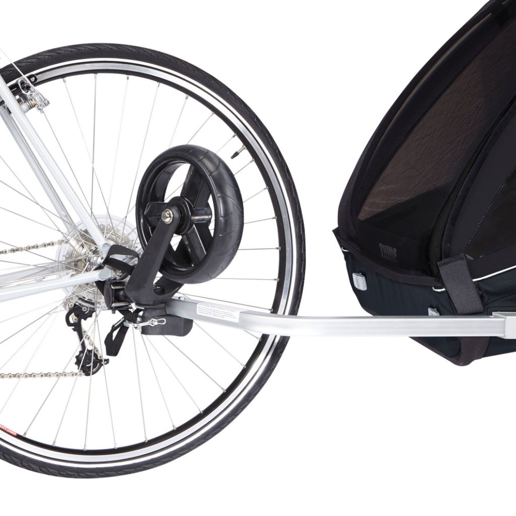 Thule Fietskar Coaster XT Black + Regenhoes