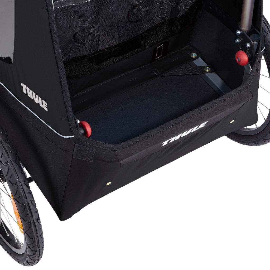 Thule Fietskar Coaster XT Black + Regenhoes