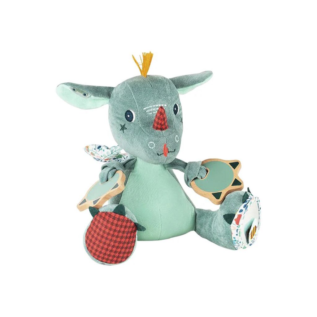 Lilliputiens Peluche d'activité Joe dragon multi-activités 18 cm