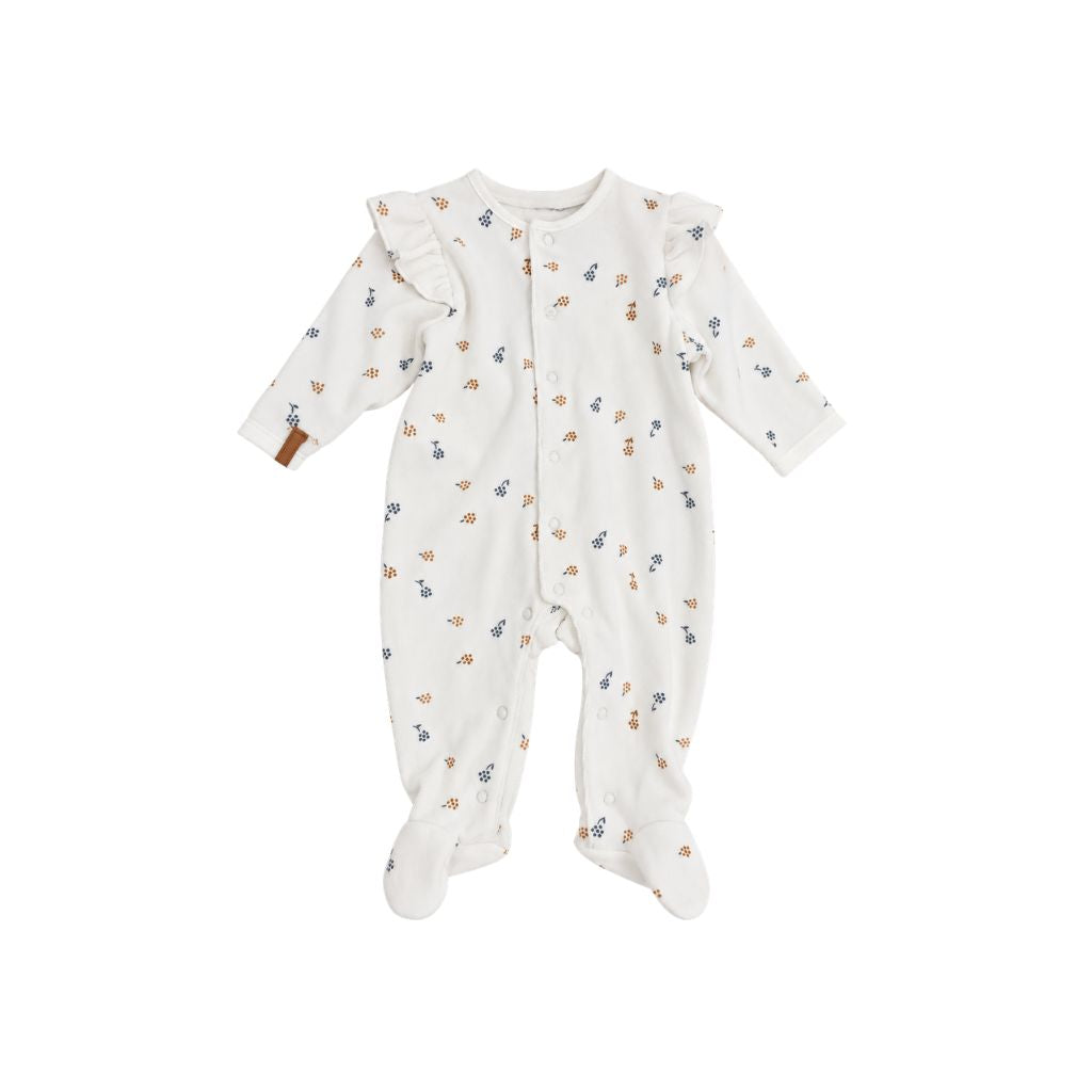 Noukies Pyjama Little bear aop, m 1M, Wit, Meisje