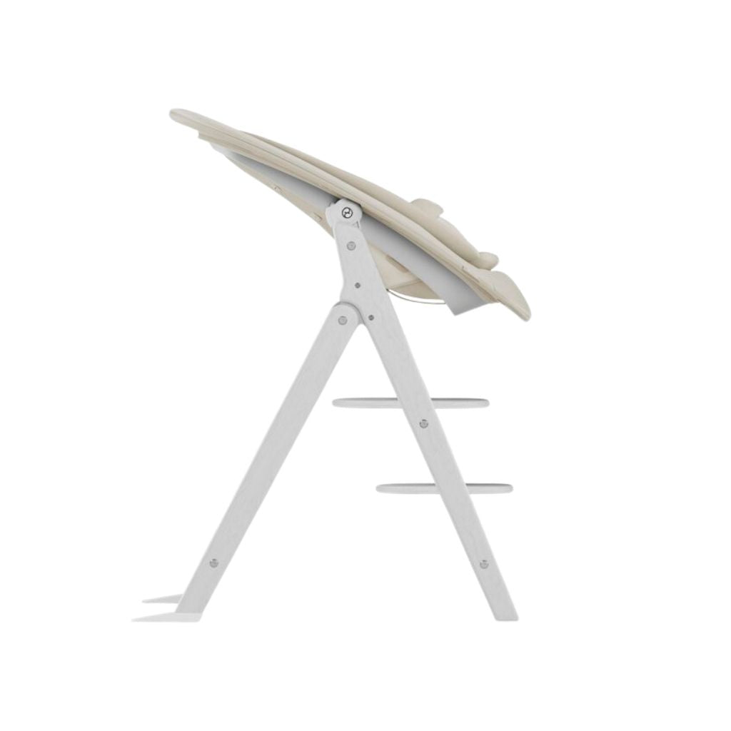 Cybex Eetstoel Click & Fold 4-in-1 All White