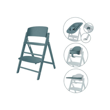 Cybex Eetstoel Click & Fold 4-in-1 Stone Blue